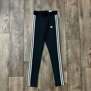 Adidas Multi Sport Leggings Black With White Strips Women’s Size XS